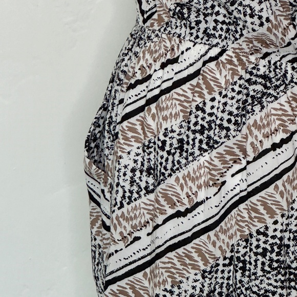 NWOT- BCBGeneration Multi Color Crisscross Strap Mini Dress with POCKETS! - Picture 8 of 14